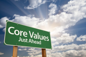 Core Values Sign